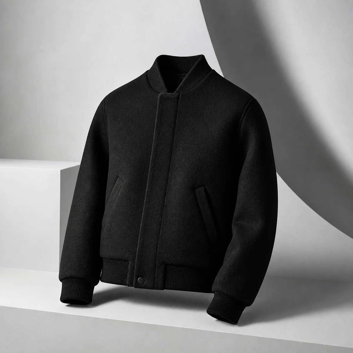 Felted Wool Bomber