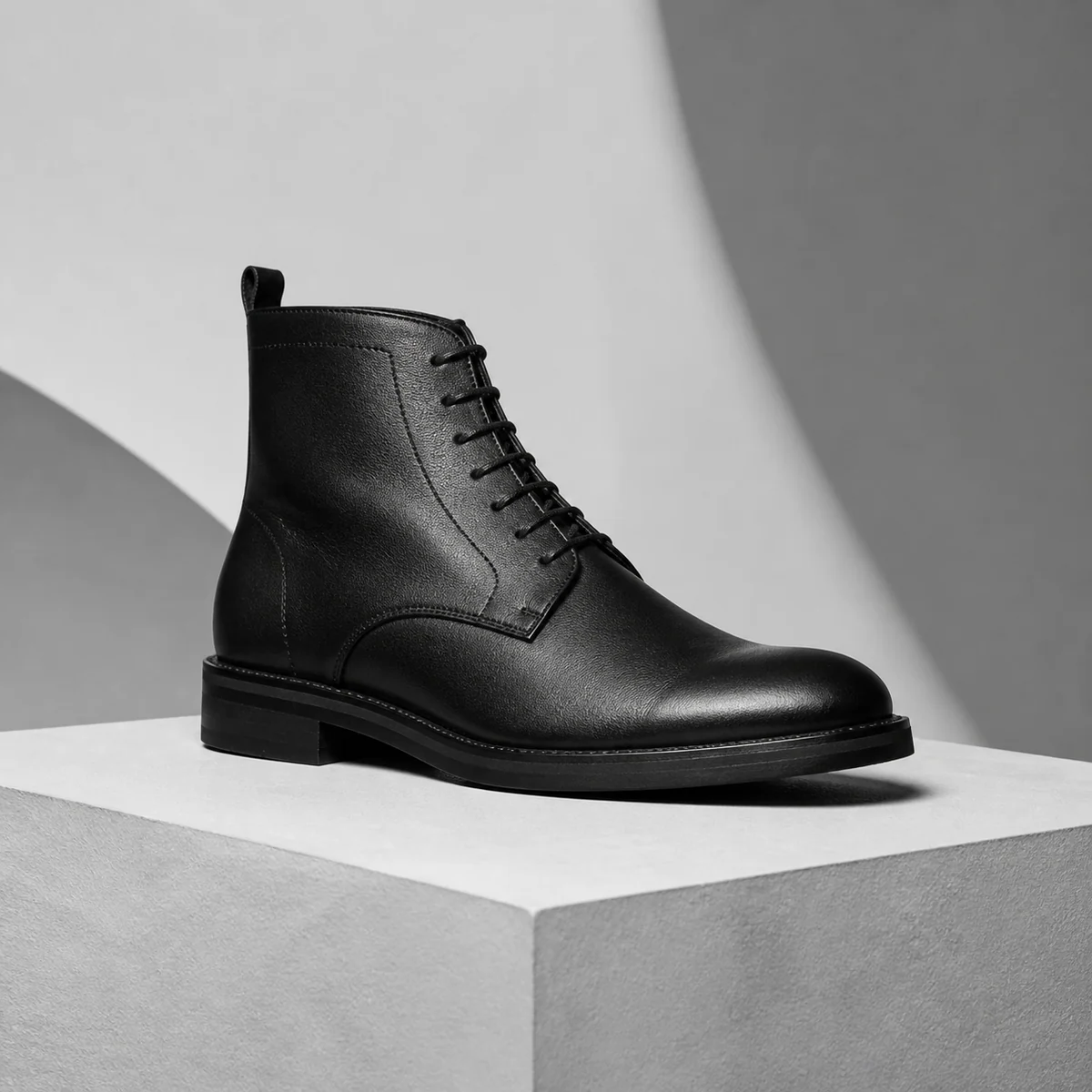 Leather Derby Boot