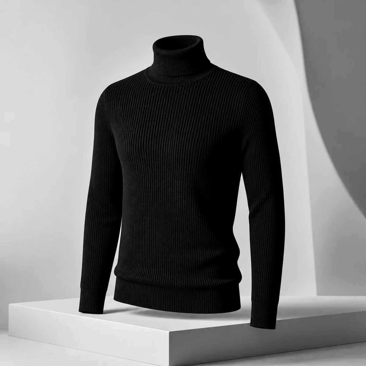 Ribbed Turtleneck