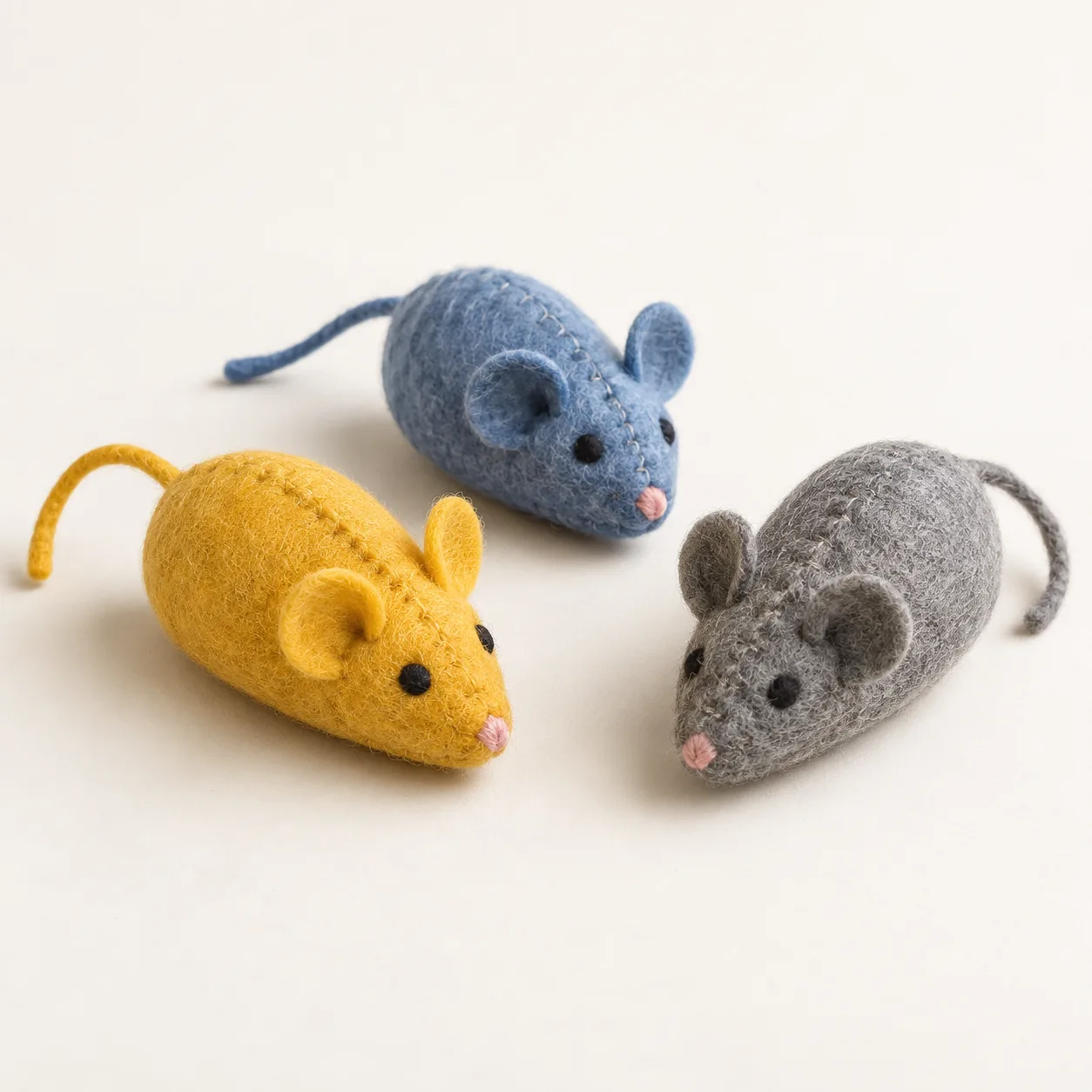 Felt Mouse Trio