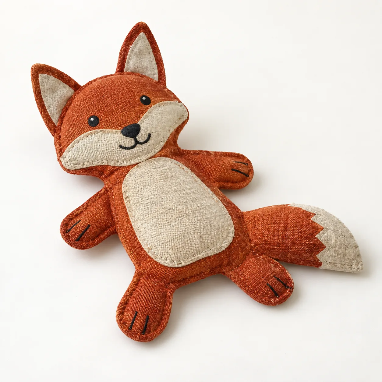 Crinkle Fox Dog Toy