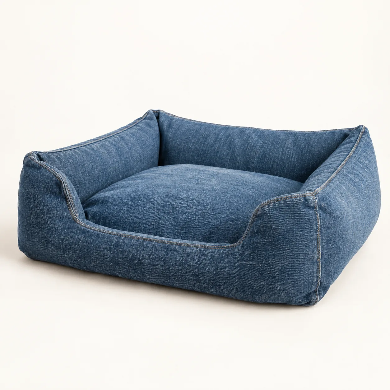Denim Bolster Bed