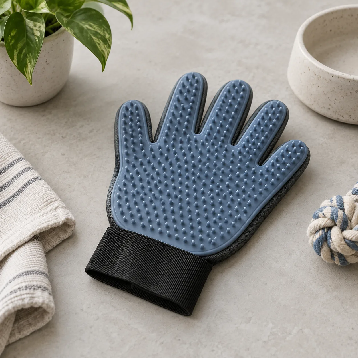 Soft Silicone Grooming Mitt