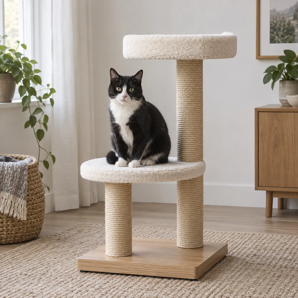 Double Perch Cat Tree