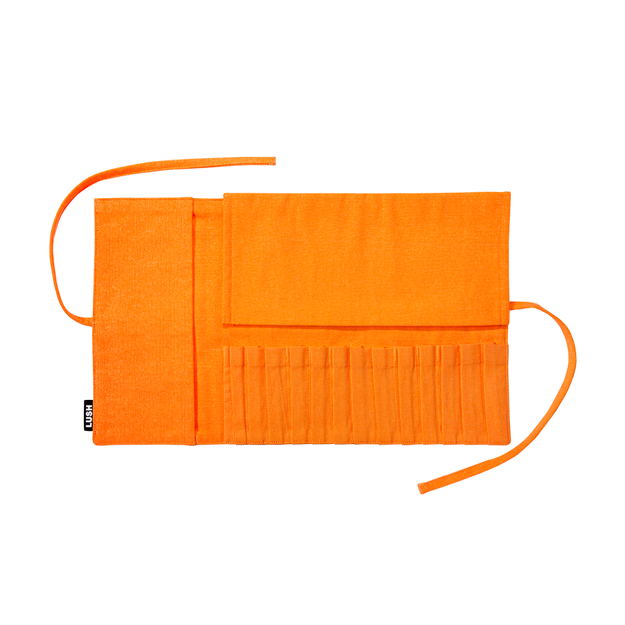 Makeup Brush Wrap - Fluoro Orange