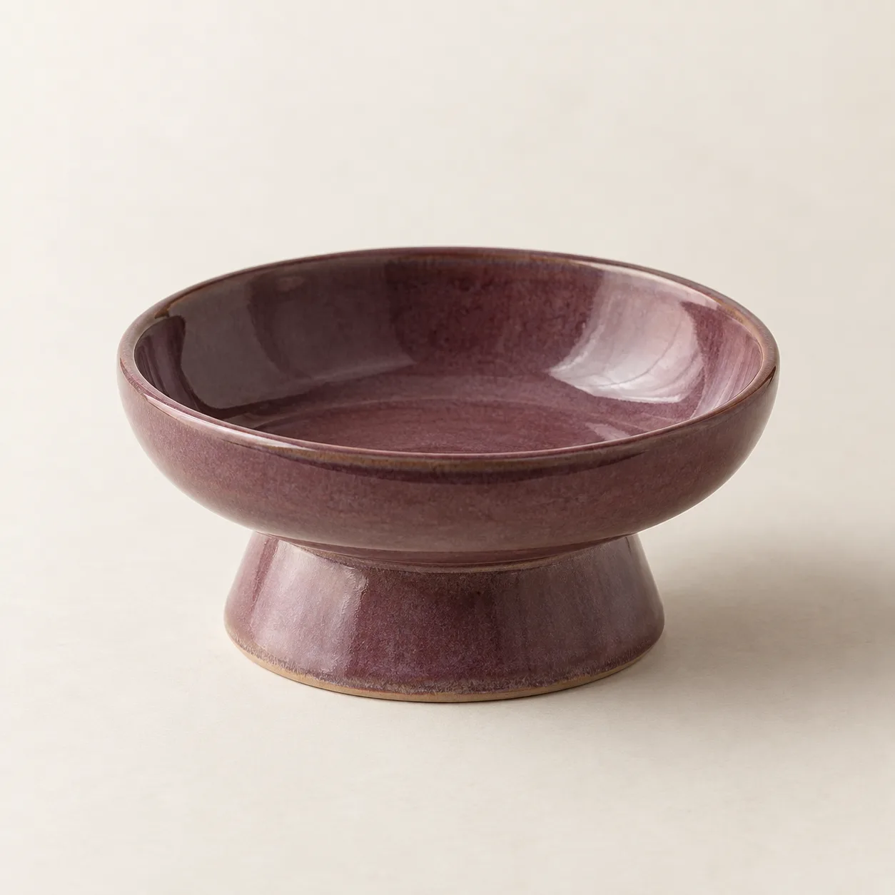 Plum Raised Bowl