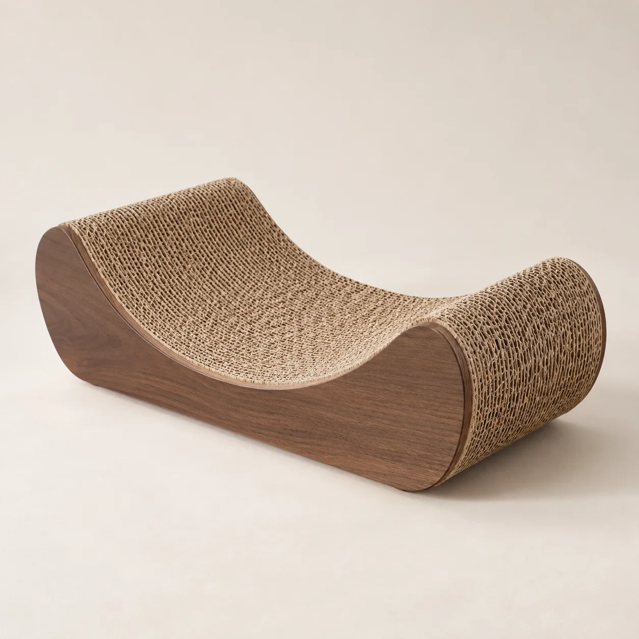Crescent Cardboard Lounger