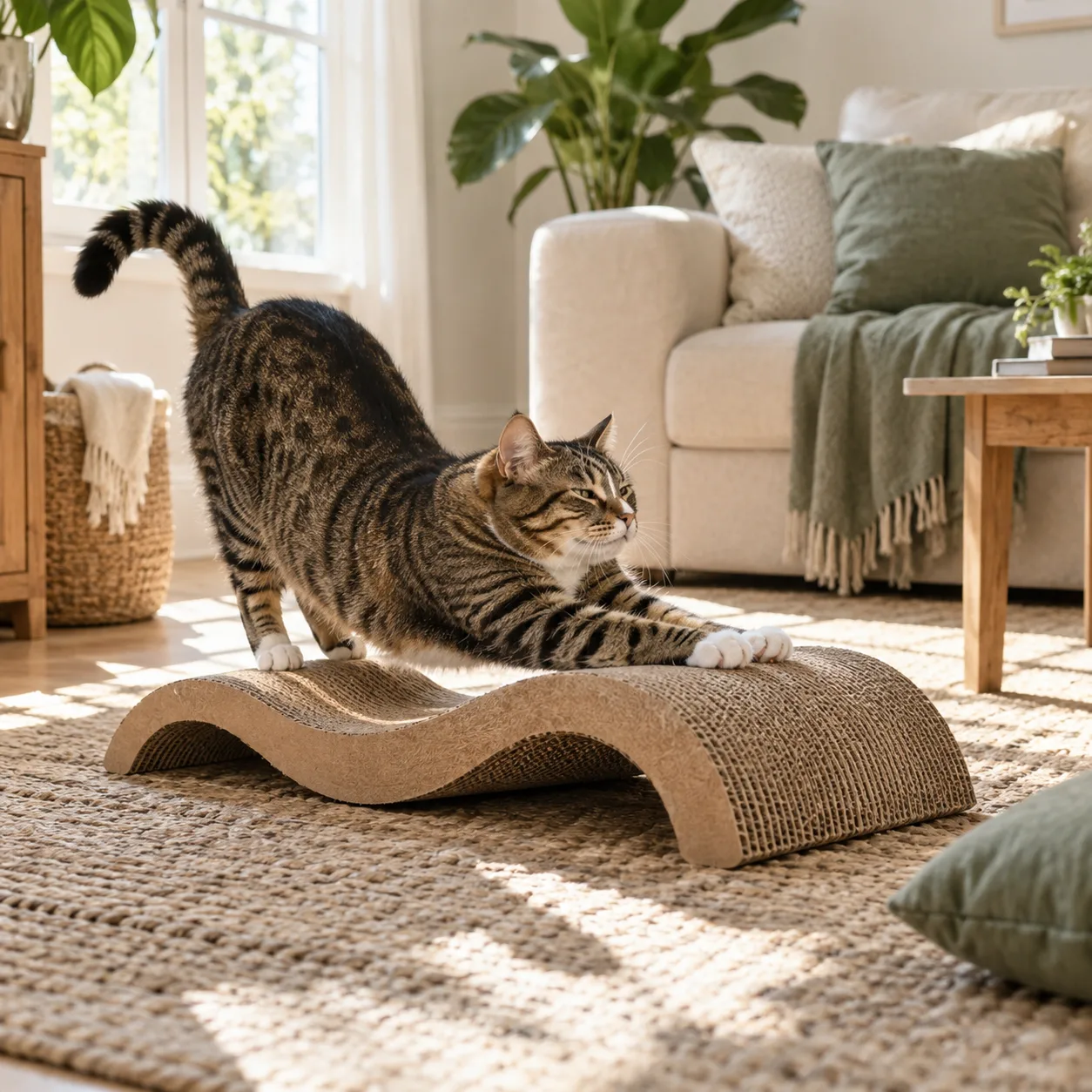Ripple Cardboard Scratcher